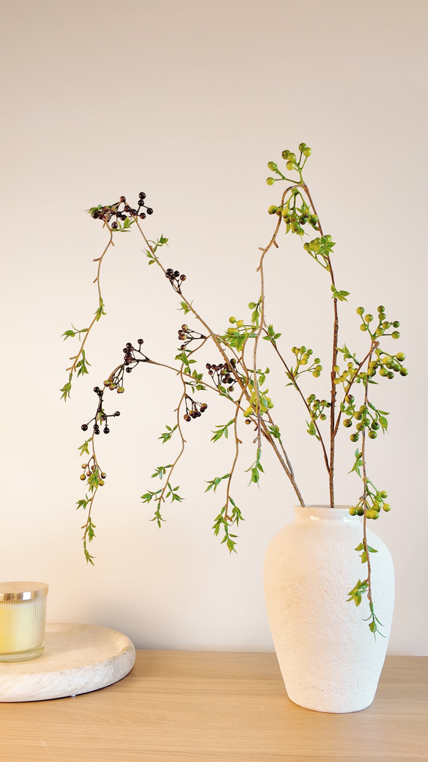Zen Twig With Beans Real Touch Stem