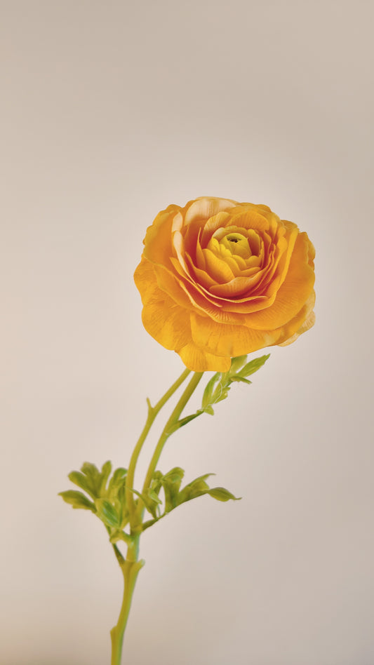 Chinese Rose Real-Touch Stem