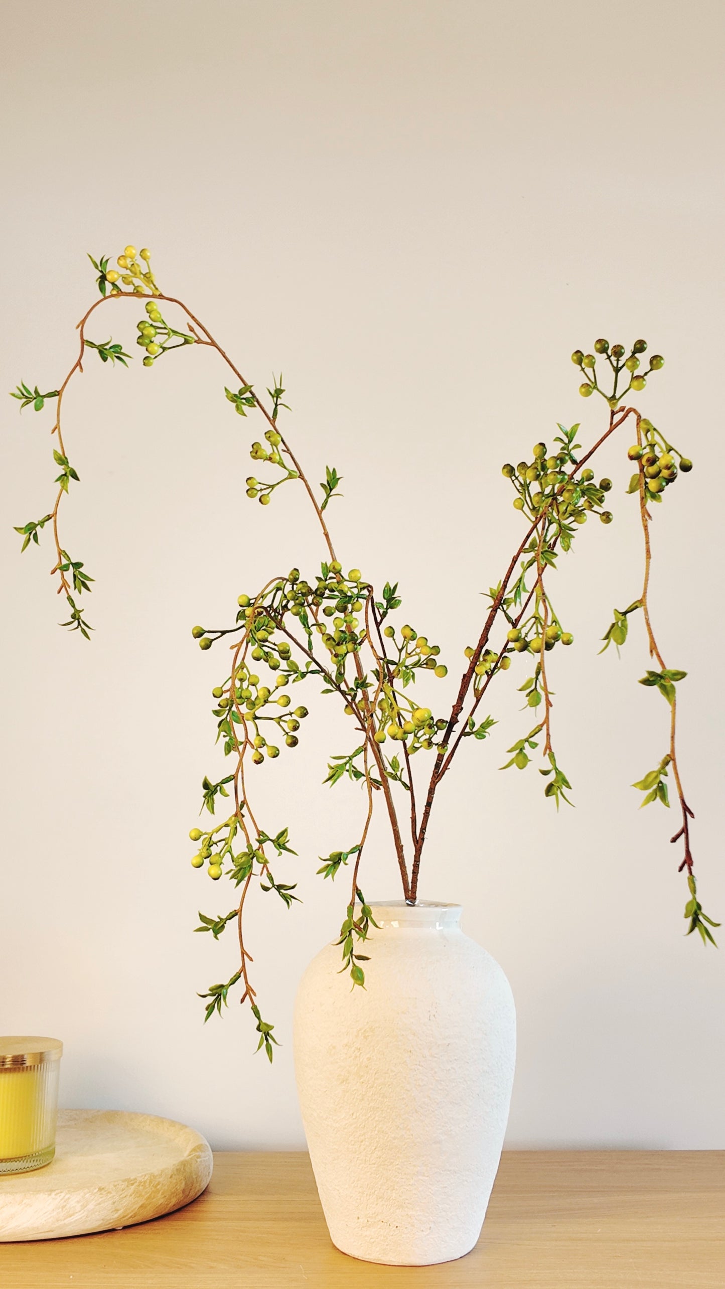 Zen Twig With Beans Real Touch Stem
