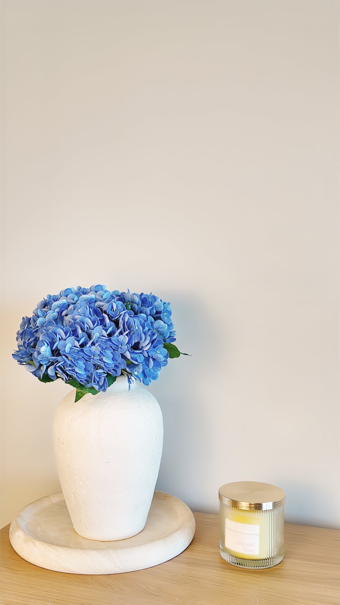 Hydrangea Real Touch Stem